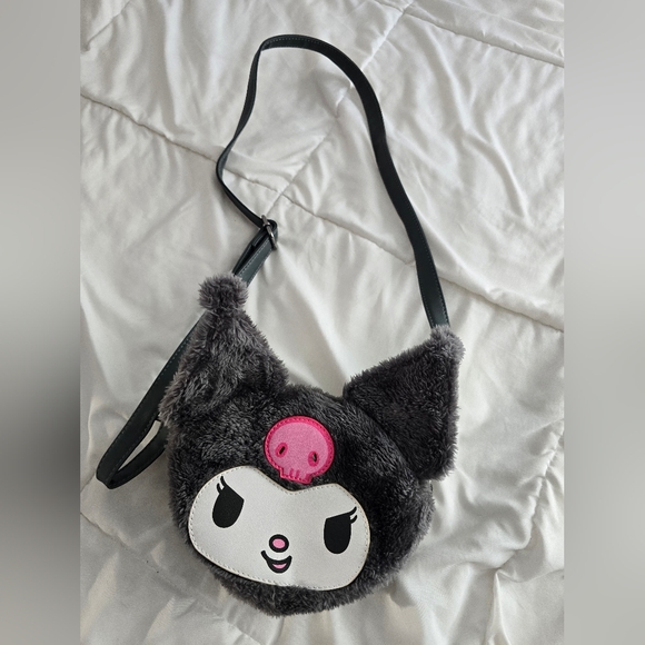 Loungefly Kuromi Figural Plush Crossbody Bag - Picture 5 of 13